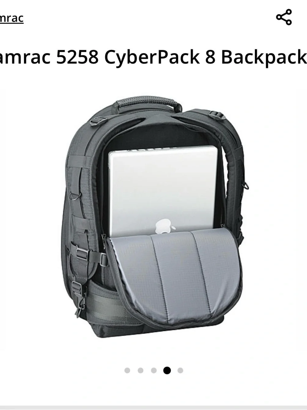 Tamrac Cyber Pack 8 Photo/Computer Backpack